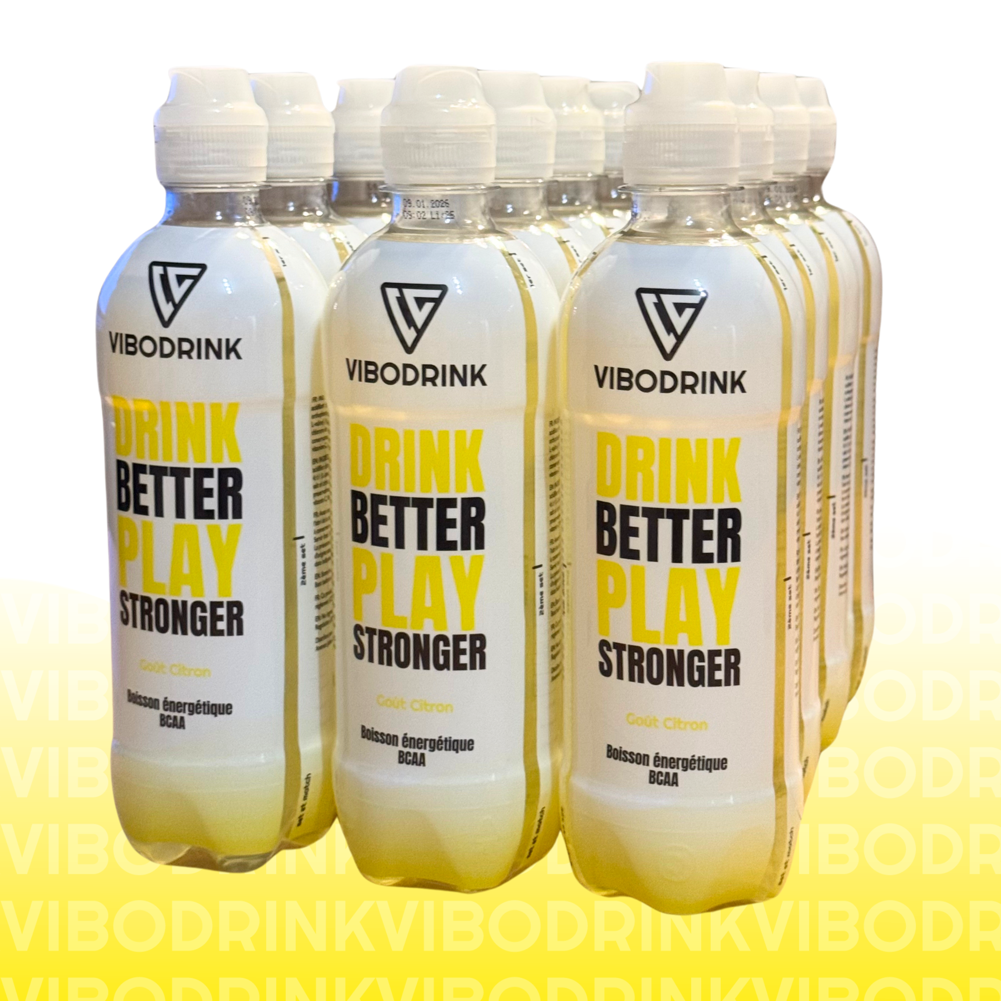 Pack de 12 vibodrink citron